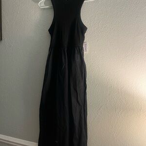 Old Navy Black Midi Dress
